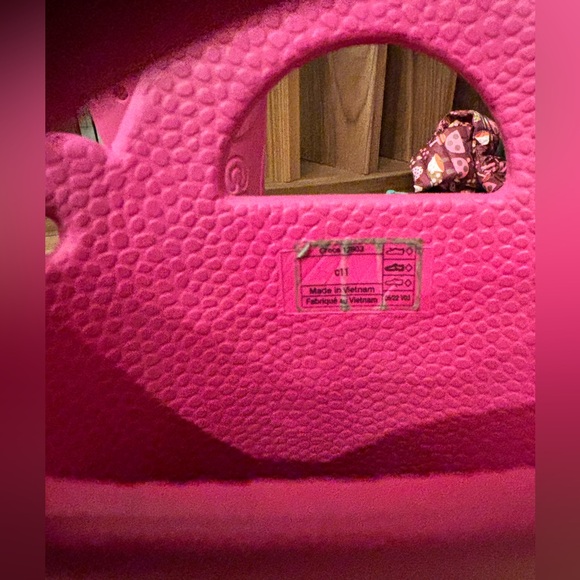 Crocs Handle It Rain Boots, bright pink, size 11 (little kids) - Picture 3 of 3